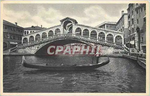 Ansichtskarte AK Venezia le Pont de Rialto