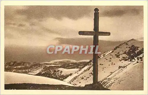 Cartes postales Coucher de Soleil au col de Minuit Dome de Giandasse