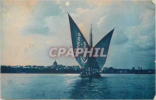 Cartes postales Bonne Annee Bateau Suisse