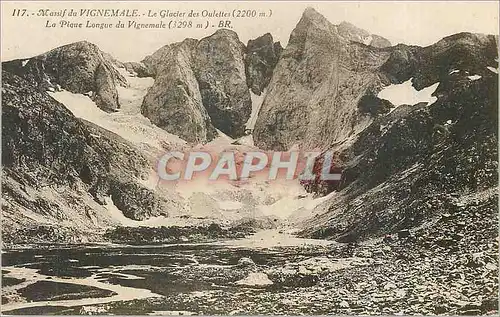 Cartes postales Massif du Vignemale le Glacier des Quellettes la Pique Longue du Vignemale