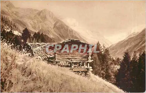 Cartes postales Montagnes Chalet