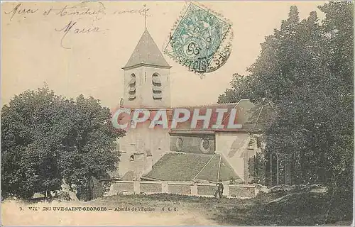 Cartes postales Villeneuve Saint Georges Abside de l'eglise