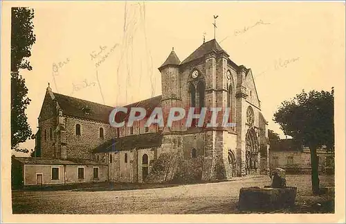 Ansichtskarte AK Basilique de Longpont S et O XI XII XIII siecle