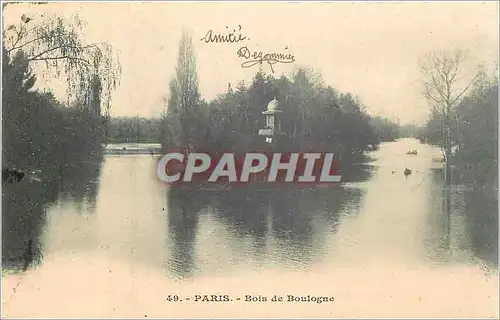 Cartes postales Paris Bois de Boulogne