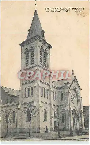 Cartes postales Levallois Perret la Nouvelle Eglise