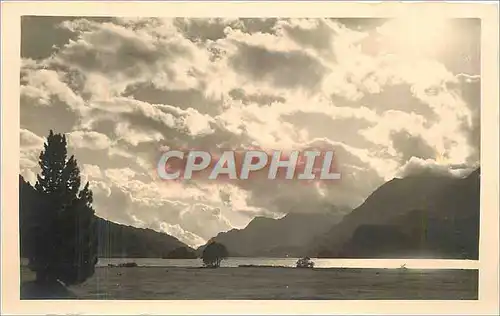 Cartes postales Sils Im Engadin Gewitterstimmung am see