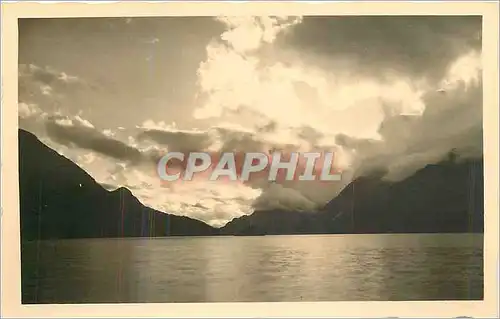 Cartes postales Sils im Engadin Gewitterstimmung am See