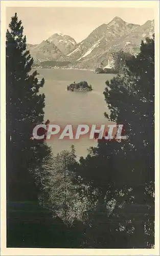 Cartes postales Sils im Engadin Ausblick vom Weg zur Bellavista