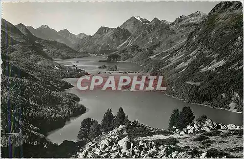 Cartes postales Silvaplana und Silsersee mit Blick gegen Maloja