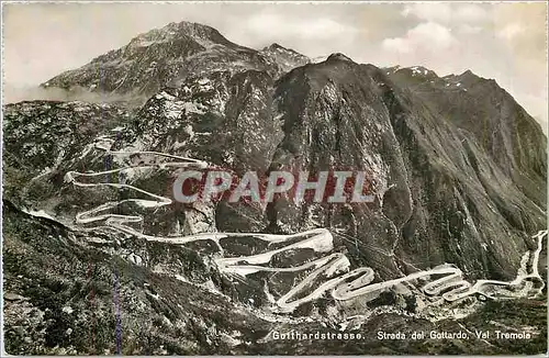 Ansichtskarte AK Gotthardstrasse Strada del Gottardo Val Tromole