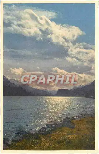 Cartes postales Sils im Engadin Sonnenglitzern auf dem Silsersee