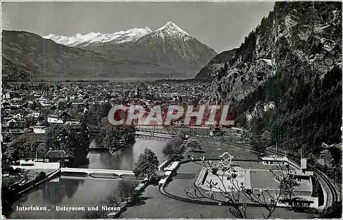 Cartes postales Interlaken Untersen und Niesen