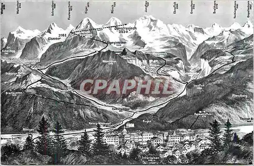 Cartes postales moderne Berner Oberland