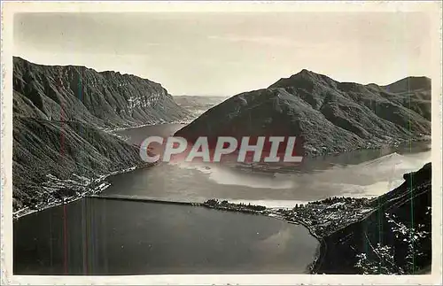 Cartes postales moderne Logo di Lugano Ponte di Melide