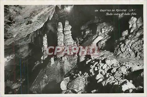 Moderne Karte Grottes de Reclere Belle mere et belle fille