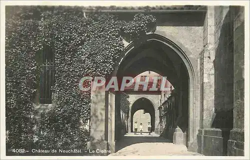 Cartes postales Chateau de Neuchatel le cloitre