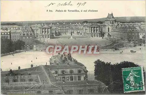 Cartes postales Palais de Versailles a Vol d'oiseau