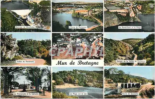 Cartes postales moderne Mur de Bretagne Barrage de Gueledan Poulancre Quenelec