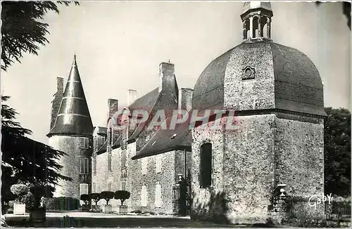 Moderne Karte Vitre I et V Chateau des Rochers Facade Cote Jardin