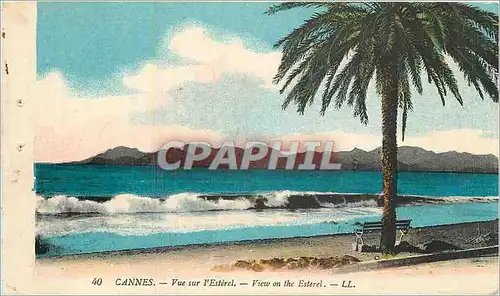 Cartes postales Cannes vue sur l'Esterel