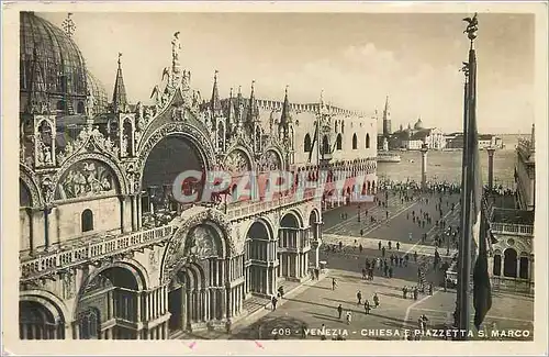 Cartes postales Venezia Chiesa e Piazzetta S Marco