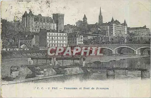 Cartes postales Pau Panorama et Pont de Jurancon