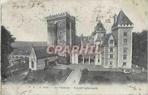 Ansichtskarte AK Pau le Chateau Facade principale