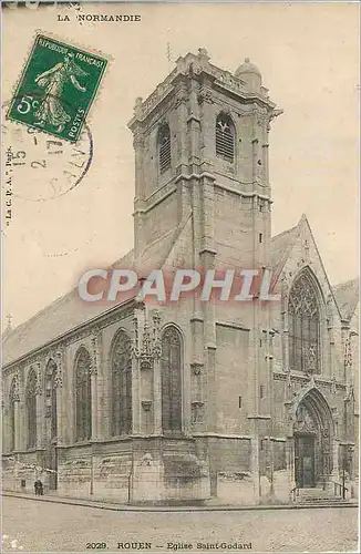 Cartes postales La Normandie Rouen eglise Saint Godard