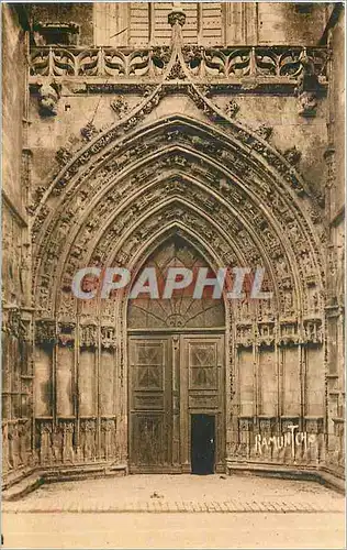 Ansichtskarte AK Saintes Grand Portail de l'eglise Saint Pierre