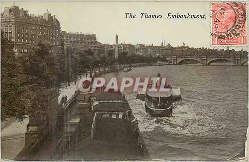 Cartes postales The Thames Embankment