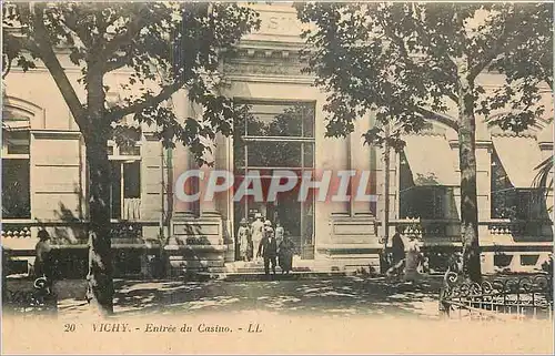 Cartes postales Vichy Entree du Casino