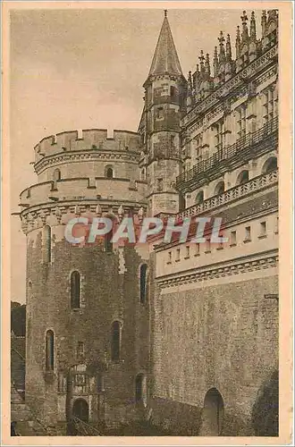 Cartes postales Chateau d'Amboise la Tour Charles VIII et Balcon de fer Forge ou furent pendus les conjures 1560