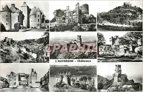 Cartes postales moderne L'Auvergne Chateaux