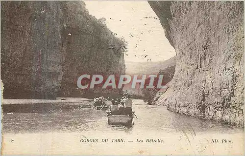 Cartes postales Gorges du Tarn les detroits