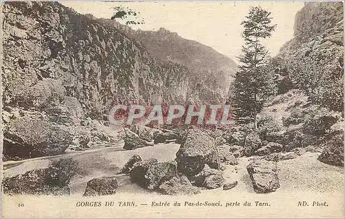 Ansichtskarte AK Gorges du Tarn entree du Pas de Souci perte du Tarn