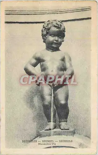 Cartes postales Bruxelles Brussel Brussels Manneken pis