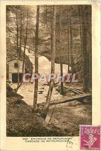 Ansichtskarte AK Environs de Gerardmer Cascade de Retournemer