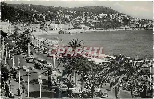 Moderne Karte Nice la Baie des Anges le Mont Boron