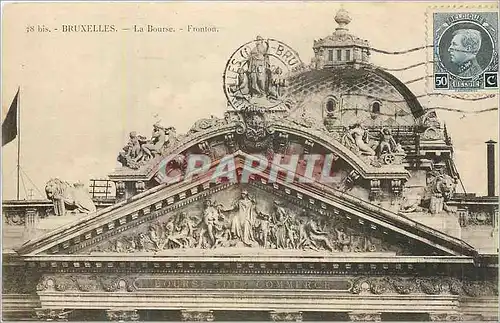 Cartes postales Bruxelles la Bourse Fronton