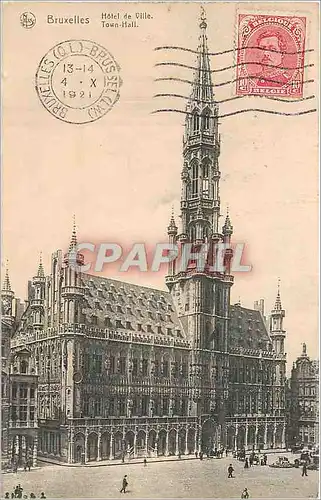 Cartes postales Bruxelles Hotel de Ville