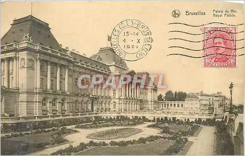 Cartes postales Bruxelles Palais du Roi