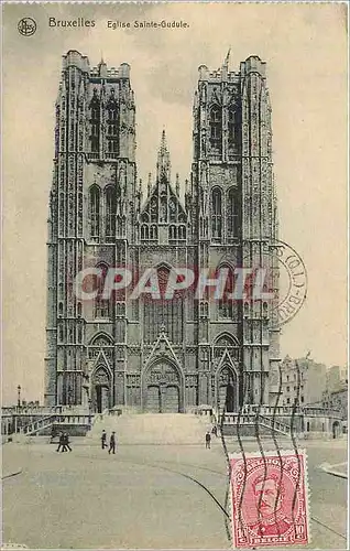 Cartes postales Bruxelles Eglise Sainte Gudule