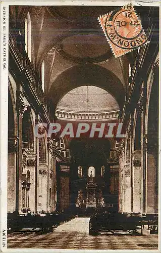 Cartes postales Interior St Paul's cathedrale