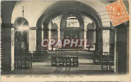 Ansichtskarte AK London St Paul's Cathedrale the Crypt Chapel