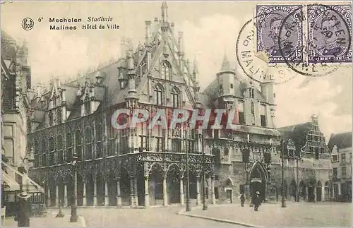 Cartes postales Malines Hotel de Ville