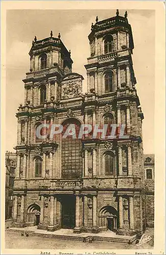 Cartes postales Rennes la Cathedrale