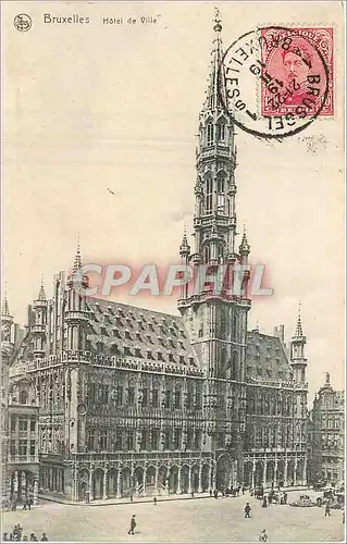 Cartes postales Bruxelles Hotel de Ville