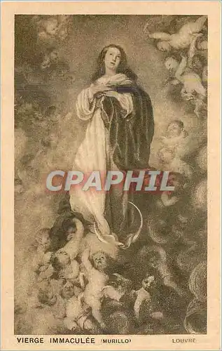 Cartes postales Vierge Immaculee Murillo Louvre