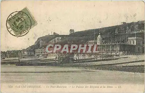 Cartes postales Sainte Adresse le Nice Havrais le palais des Regates et la Heve