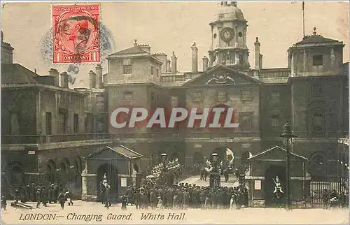 Cartes postales London Changing Guard White Hall